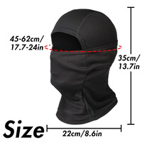 Cagoule d'été élastique respirante à séchage rapide pour hommes et femmes, masque facial complet de protection solaire pour le cyclisme, la randonnée, la pêche et le ski