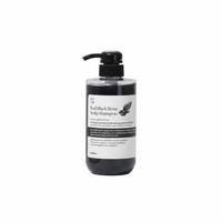[SOY LAB] Champú Anticaspa Refrescante de Frijol Negro de 500 ml, Enriquecido con Ingredientes Botánicos para un Cuero Cabelludo Equilibrado