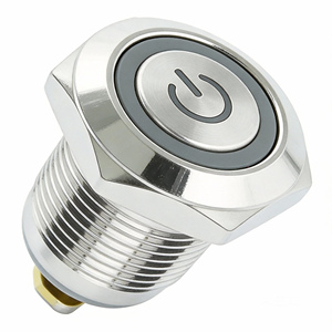 <span class=keywords><strong>Interrupteur</strong></span> à bouton-poussoir industriel de haute qualité, 19 mm, éclairé par LED, connexion fiable, construction durable, fonctionnement simple - Product Image 2