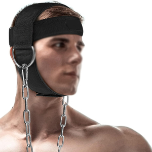 High Quality Custom Made <b>Head</b> Harness For Sale Adjustable <b>Head</b> Neck Lifting <b>Training</b> <b>Head</b> Harness for Weightlifting - Product Image 4