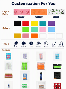Surgrip <span class=keywords><strong>de</strong></span> tennis Tacky pour raquette <span class=keywords><strong>de</strong></span> badminton, épais, doux, absorbant la transpiration, lot <span class=keywords><strong>de</strong></span> 3 couleurs assorties, fabrication OEM - Product Image 5