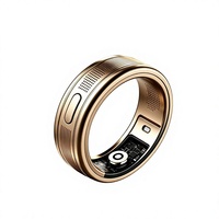 Bague Intelligente pour Enregistrement de Conférences IA en Acier Inoxydable, Autonomie de 4-5 Jours, Compteur de Pas, Conception Étanche, Commandes à Double Tapotement