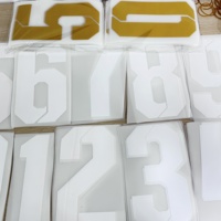 Fabrik-DTF-Transferetiketten: Personalisierte Fußball-Plastisol-Transfers zum Aufbügeln auf Trikots, Nummern und Buchstaben – Wärmeübertragungen für T-Shirts