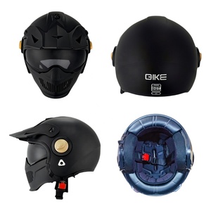 Thiết kế mới Dot xe máy mở mặt Mũ bảo hiểm sáu Morphing ABS Motocross Mũ bảo hiểm cho tất cả các mùa xe máy Phụ kiện sắt người đàn ông - Product Image 5