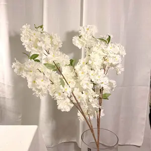 flowers factory wholesale artificial flower cherry blossom branch fleur artificielle flower decoration