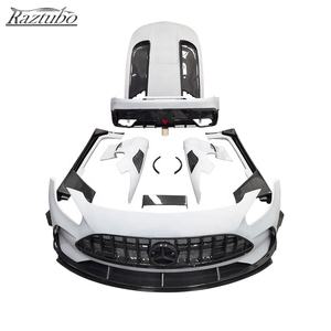 Kit de carrocería mejorada para <span class=keywords><strong>mercedes</strong></span>-benz AMG GTS, Kit de carrocería delgada de carbono BS, alerón de capó, difusor - Product Image 2