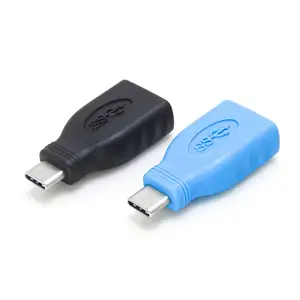 USB-C Tipe C 3.1 Male ke USB 3.0, adaptor konverter OTG tipe A Female, sinkronisasi Data