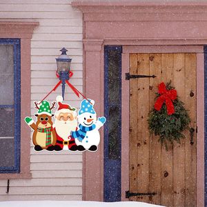 Décoration <span class=keywords><strong>de</strong></span> porte <span class=keywords><strong>de</strong></span> <span class=keywords><strong>Noël</strong></span>, panneau <span class=keywords><strong>de</strong></span> porte d'entrée pour les fêtes d'hiver, pour <span class=keywords><strong>Noël</strong></span>, le Nouvel An, les fêtes, intérieur, <span class=keywords><strong>extérieur</strong></span>, porche, ornement <span class=keywords><strong>de</strong></span> ferme - Product Image 2