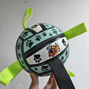 <span class=keywords><strong>Jouet</strong></span> de <span class=keywords><strong>chien</strong></span> moderne et écologique 2026 : ballon de football durable pour la dentition et l'entraînement en extérieur - Product Image 2