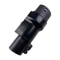 Adaptateur de chargeur EV européen Qiaoyi 7KW, état neuf, type NACS Type2, tête de charge 32A, 220V, noir, PC+copper, garantie 1 an