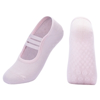WUYANG FACTORY 3 sangles coupe basse poignées personnalisées professionnel Pilates danse sport antidérapant Yoga chaussettes