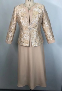 <span class=keywords><strong>Turchia</strong></span> ocasionale abito in broccato abito formale completo donna due pezzi gonne per la chiesa - Product Image 2