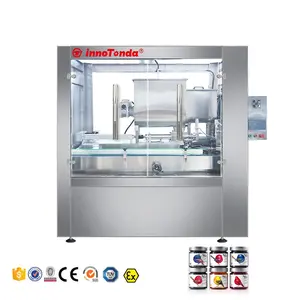 automatic particle liquid chili sauce paste filling machine liquid plastic bottle sealing & filling machine