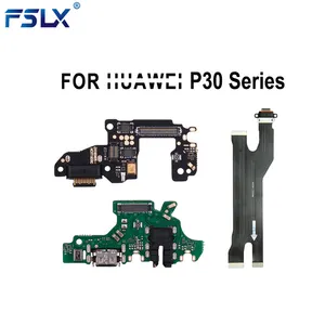 Ponsel Kabel Flex Pengisi Daya Ponsel, Konektor Plug Port Papan Dock untuk Huawei P30 P30 Pro P30 LITE/NOVA 4E