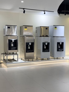 <span class=keywords><strong>Distributeur</strong></span> de glaçons et machine à glaçons Cube pour hôtel-chaîne avec stockage de glace de 60 kg Compresseur Utilisation commerciale Contrôle automatique - Product Image 6