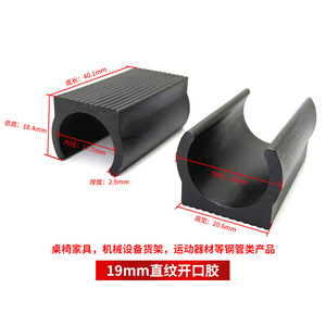 <b>Chair</b> Leg <b>Pad</b> Plastic Anti-Slip Open-End Furniture Protection Accessory - Product Image 2