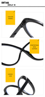 Gafas de Computadora Modernas Personalizadas con Diseño Ovalado Cruzado, Anti Luz Azul, Montura Duradera para Unisex