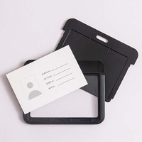 Vente en gros usine – Porte-badge rétractable et yoyo en plastique ABS écologique, facile à tirer, avec porte-étiquette nominative et porte-badge professionnel