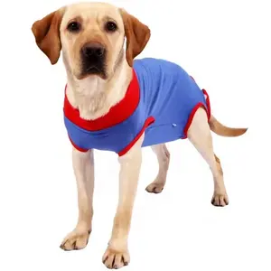 Roupa de recuperação personalizada para cães e gatos, camisa para recuperação de feridas abdominais, roupa aconchegante para cirurgia de animais de estimação, masculina e feminina