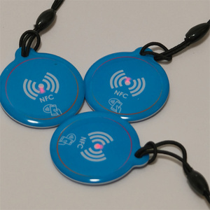 Sự kiện khuyến mãi chết cắt hình khóa cửa khách sạn dẫn và nút báo động NFC keyfob 13.56MHz Keychain NFC Key tag - Product Image 5