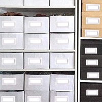 Plaques de livres en métal autocollantes pour livres, cartes, porte-étiquettes à clip horizontal - Porte-étiquettes de tiroir en métal, plaques de livres argentées