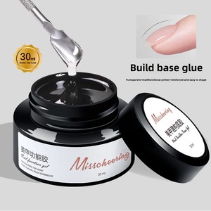 Gel UV de construction 30 ml pour extension d'ongles, adhésif de base, gel dur, primer sans résidu, couche de finition pour nail art LED - Product Image 6