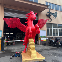 Modèle de cheval animatronique électrique à capteur infrarouge en métal pour centre commercial, utilisation intérieure/extérieure dans les parcs d'aventure et les aéroports