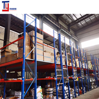 Système de rayonnage industriel en acier directement de l'usine |   Capacité de 300 kg/m² |   Solution personnalisée de plancher de mezzanine pour entrepôt