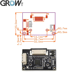 GROW DC4.2-6V R306 Chip Máy Quét Cảm Biến Vân Tay Sinh Trắc Học Chất Lượng Cao Có Giao Diện USB UART - Product Image 4