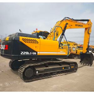 Gebruikte Originele Korea Hyundai 220lc-9S Rupsgraafmachine Tweede Hand Hyundai220 Graafmachines Te Koop Hoge Kwaliteit - Product Image 1