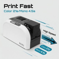 Imprimante de cartes d'identité PVC professionnelle HiTi CS-270e - Imprimante de cartes en plastique à sublimation thermique haute définition 300 dpi