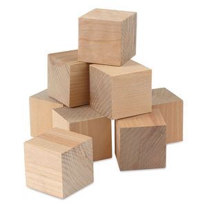 Eco-Friendly DIY Walnut <strong>Wood</strong> <strong>Cubes</strong> Kit Custom <strong>Square</strong> Blocks For Painting Arts <strong>Wooden</strong> Dice <strong>Cube</strong> Crafts <strong>Square</strong> <strong>Wood</strong> Pieces - Product Image 1