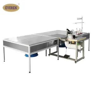Air blowing table for mattress Flanging Machine