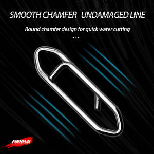 Klip daya memancing baja tahan karat, klip kecepatan perubahan cepat, konektor jepret memancing air tawar dan laut - Product Image 4