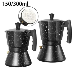 Cafetière Moka Portable 150ml 300ml, Percolateur à Expresso <span class=keywords><strong>Italien</strong></span>, Cafetière Moka Italienne pour le Café <span class=keywords><strong>Vert</strong></span>, Idéale pour les Entreprises - Product Image 1