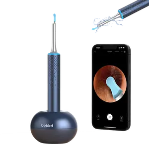 स्मार्ट दृश्य कान की सफाई रॉड वाईफ़ाई वायरलेस यूएसबी चार्जर किट दृश्य कान निरीक्षण इंडोस्कोपिक कलम कैमरा