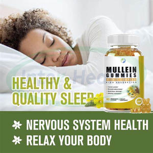 Ausreson OEM Mullein Leaf Extract Gummies Soporte inmunológico Suplemento de limpieza pulmonar Mullein Gummies - Product Image 4