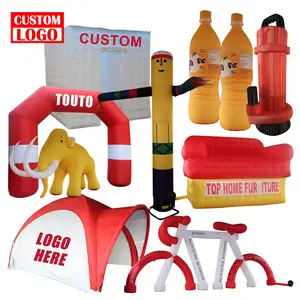 Benutzer definiertes Logo Big Outdoor Aufblasbares Modell Produkt Promotion Display Charakter Puppe Zelt Design Druck Werbung Schlauchboote