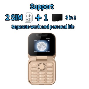 I17 Air Telefono Flip Compatto Dual SIM con Radio FM, Torcia, Blacklist, Schermo da 1.8" e Batteria da 1000mAh - Product Image 3