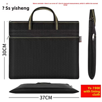 Bolsa de Documentos Impermeable de Tela Oxford de Gran Capacidad al por Mayor con Logotipo Personalizado y Diseño, Bolsa de Mano para Conferencias con Cremallera