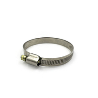 Tuyau de gaz galvanisé fluide fixation flexible feu double oreilles collier de serrage