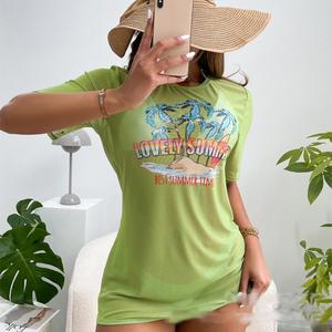 Nuevos Bikinis Deportivos para Niñas, <span class=keywords><strong>Camiseta</strong></span> de Verano con <span class=keywords><strong>Protección</strong></span> <span class=keywords><strong>Solar</strong></span>, Conjunto de Bikini de 3 Piezas, Traje de <span class=keywords><strong>Baño</strong></span> Sexy - Product Image 3