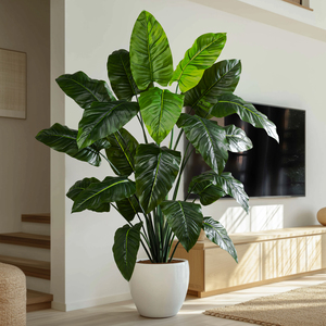 Feuilles artificielles faites à la main les plus vendues, Monstera, palmier du voyageur, pour la décoration de la nouvelle <span class=keywords><strong>maison</strong></span> - Product Image 5