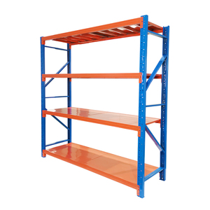 금속 선반 랙 넓은 경간 볼트리스 선반 창고 중간 의무 저장 선반 - Product Image 6