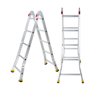 Prenez peu <span class=keywords><strong>de</strong></span> place Échelle géante en aluminium pliable 4*3 4*4 4*5 4*6 marches - Product Image 1