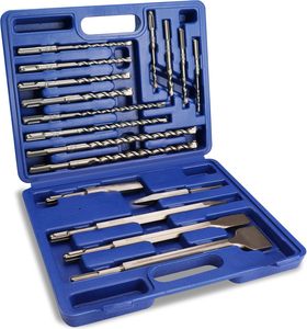 GreatStar SDS-Plus Rotary Hammer <b>Drill</b> <b>Bits</b> Chisel Carbide-Tipped Masonry Chisels 110-210mm Concrete Stone Brick - Product Image 2