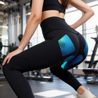 Leggings de fitness intelligents ZMK P50pro avec thérapie par lumière rouge, massage des fesses, haute élasticité, yoga, entraînement, matière Spandex/Nylon
