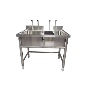 VICTORY Évier de cuisine en acier inoxydable personnalisable Fourniture d'usine Équipement de restauration pour hôtels restaurants Collecte des déchets alimentaires - Product Image 5