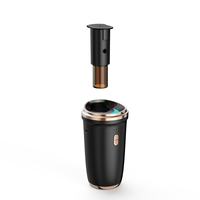 Mini machine à parfum électrique portable de luxe en gros Diffuseur sans eau rechargeable avec lumière ambiante pour voitures Design en plastique