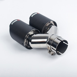 <b>Maxim</b> Exhaust Tip Carbon Fiber Mirror Polished Universal Fit - Product Image 3